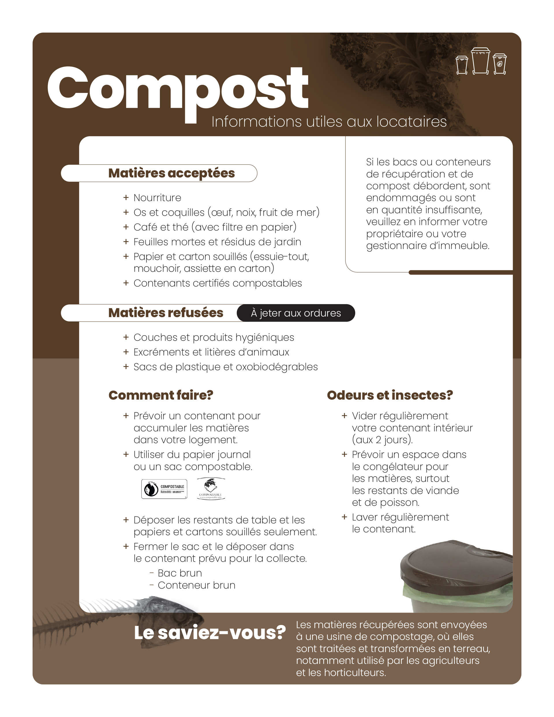 Fiche explicative sur la r&eacute;cup&eacute;ration et le compostage pour locataires