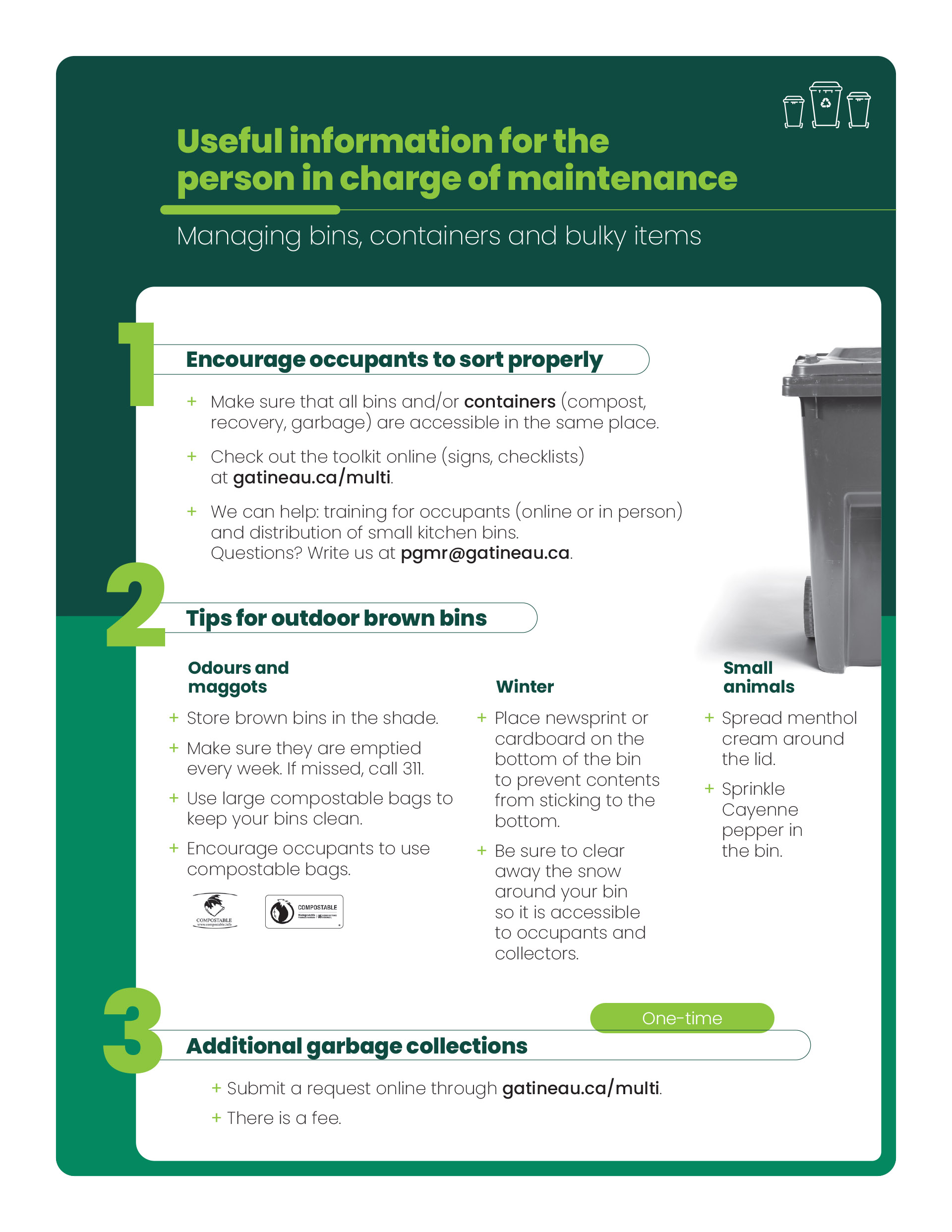 Fact sheet on municipal waste management services